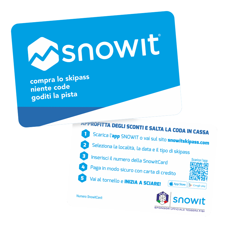 Vai subito in pista: acquista il tuo skipass online con Snowitcard