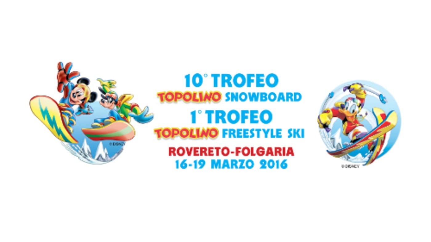 DOMANI IL GIORNO DELLE SELEZIONI ITALIA DEL TROFEO TOPOLINO SNOWBOARD e FREESTYLE. Martedì 15 marzo sulla Skiarea Alpe Cimbra