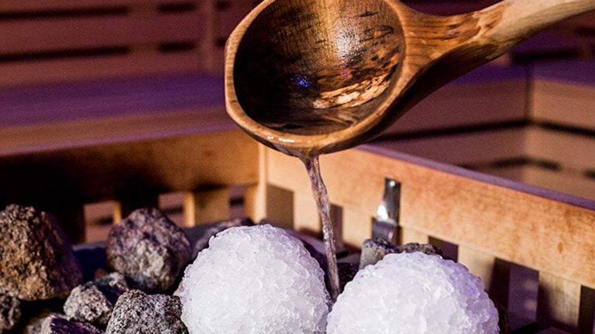 Wellness in großer Höhe - Aufguss