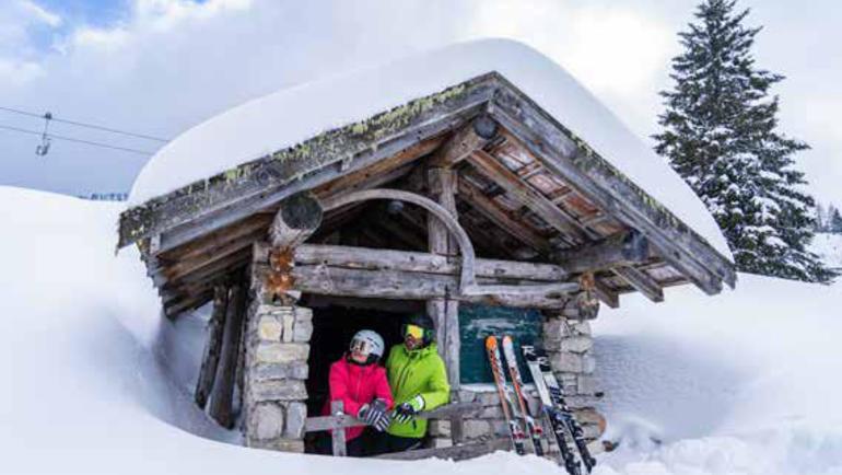 Inverno sull'Alpe Cimbra, la perla alpina in Trentino