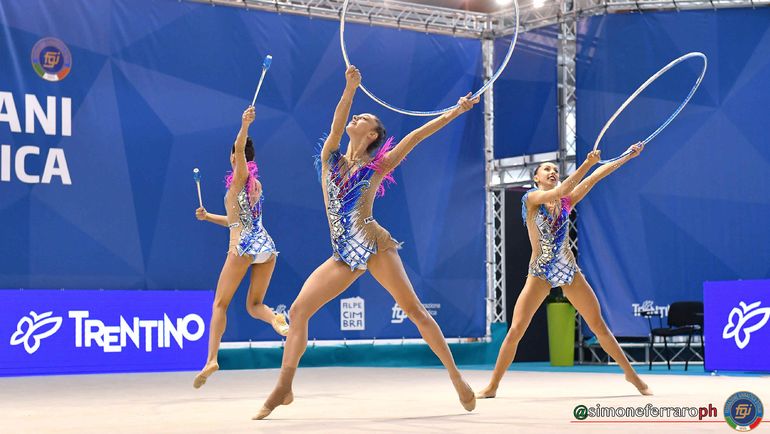 Sull’Alpe Cimbra in Trentino si danno appuntamento le stelle della ginnastica ritmica italiana