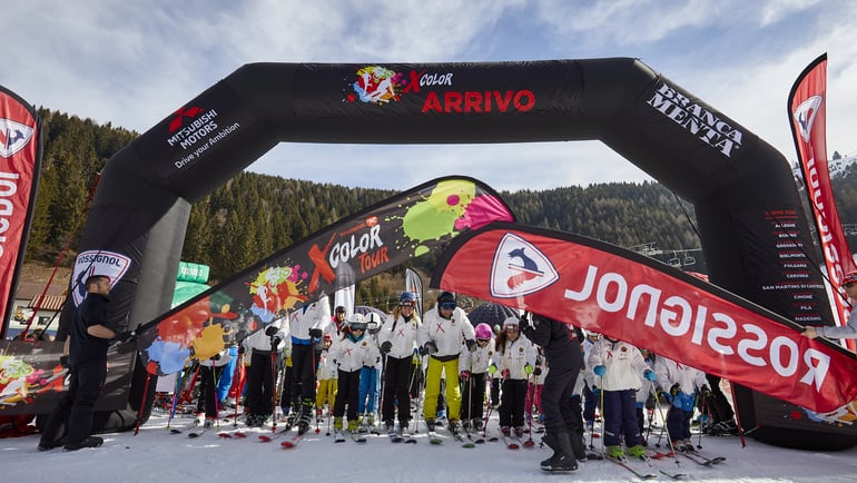 “ROSSIGNOL X COLOR TOUR”, l'evento più colorato dell'Alpe Cimbra!