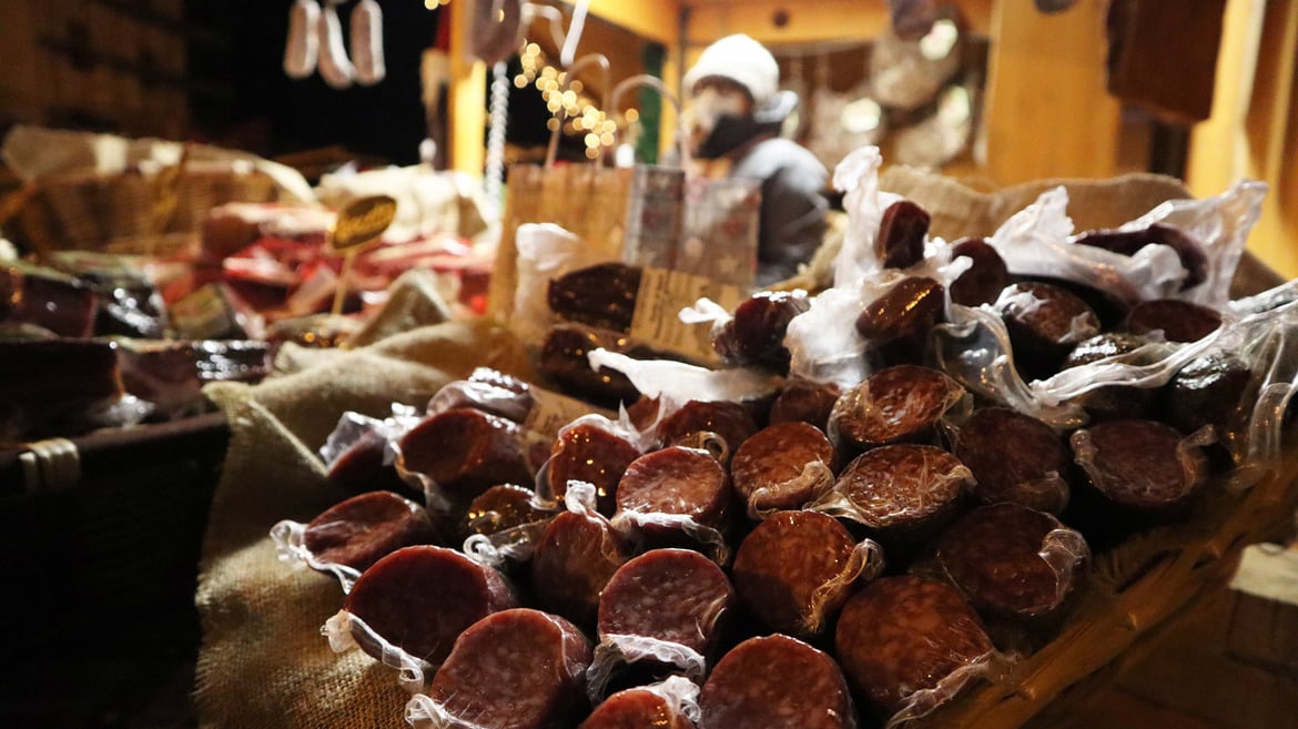 Exhibitors at the Lavarone Christmas Markets