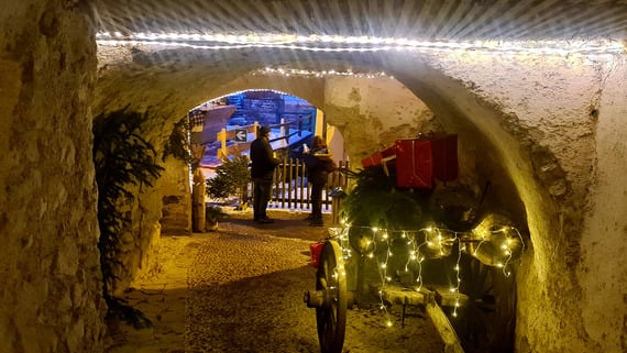 Exhibitors at the Lavarone Christmas Markets