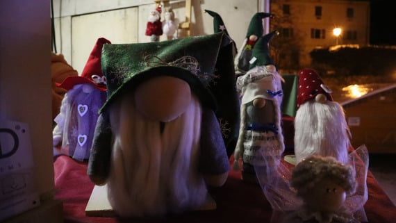 Exhibitors at the Lavarone Christmas Markets