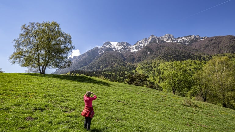 The seasons of the Vigolana Plateau