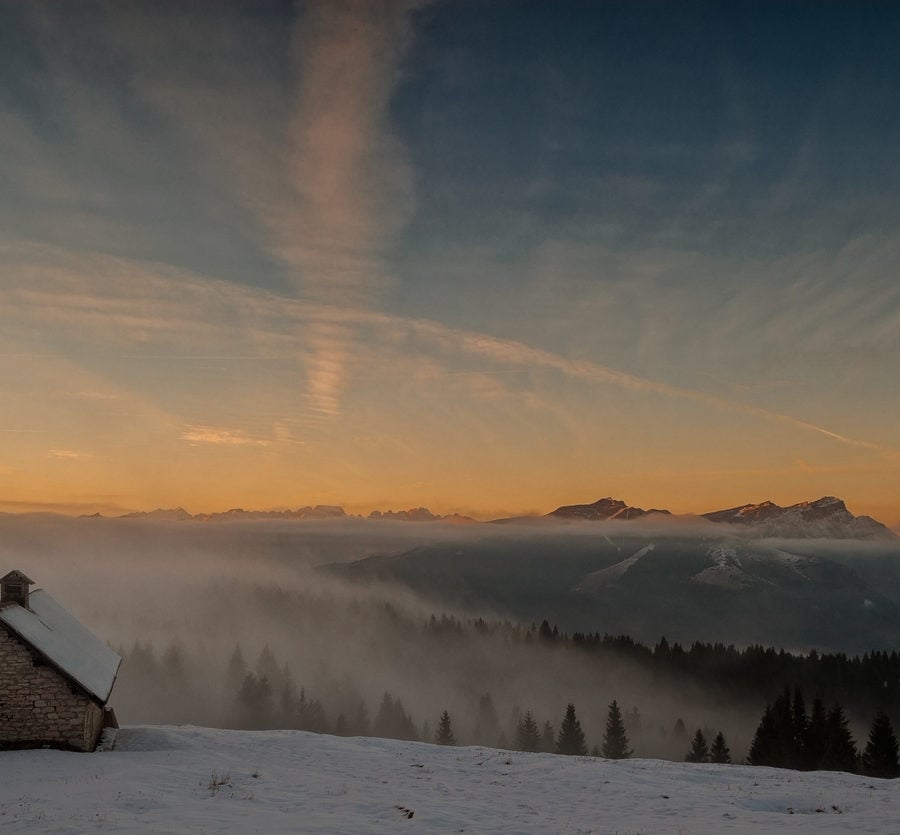 Alpe Cimbra in inverno
