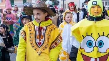 Carnival with the Alpini in Lavarone