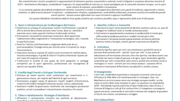 MANIFESTO DELLA MONTAGNA