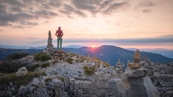 Wandern auf der Alpe Cimbra