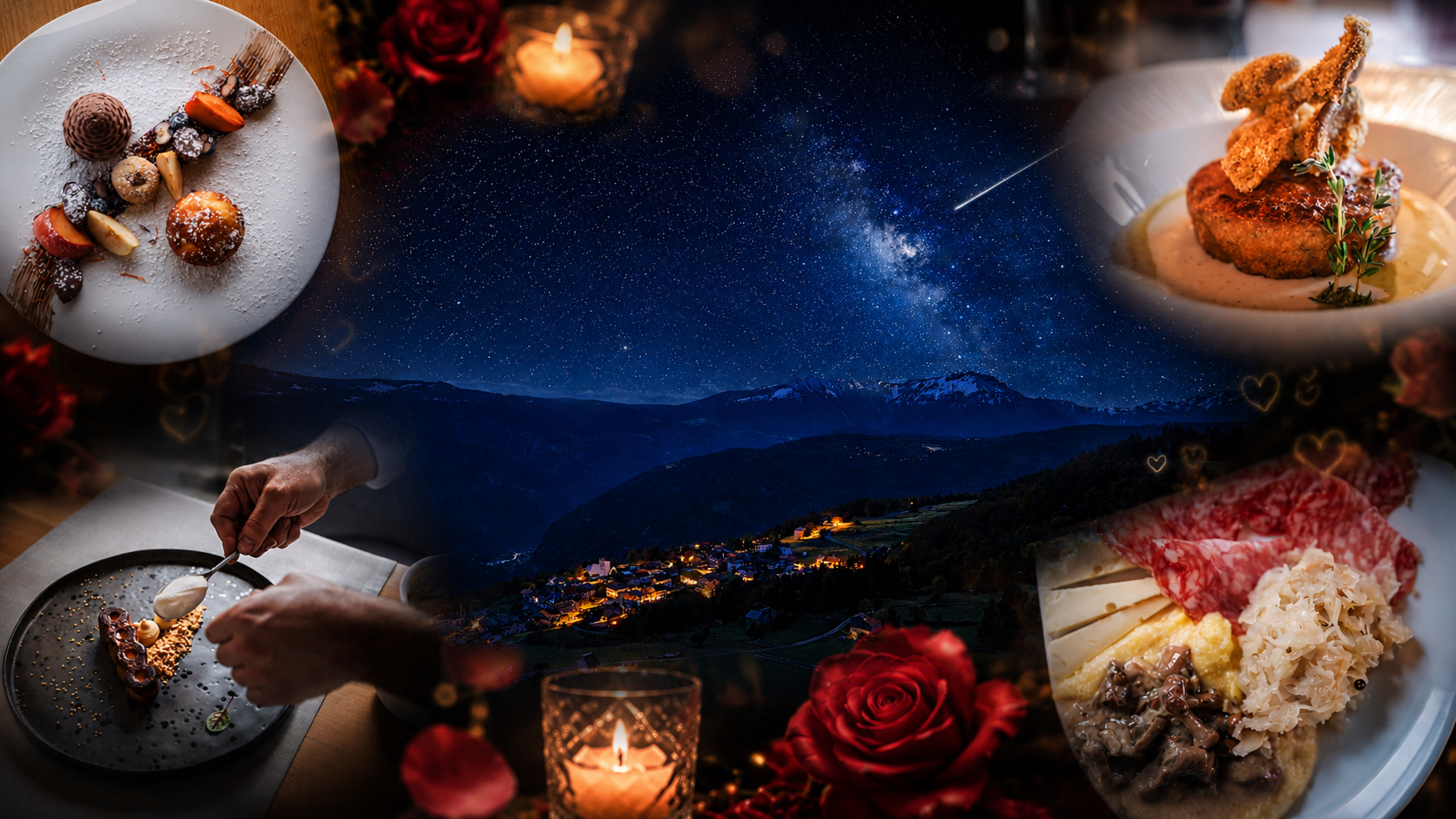 I Menù Speciali della Notte Romantica a Lusérn